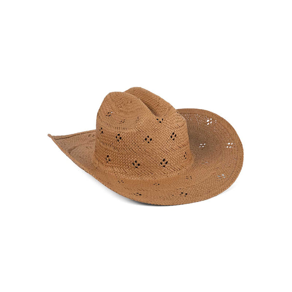 Desert Rose - Straw Cowboy Hat in Natural