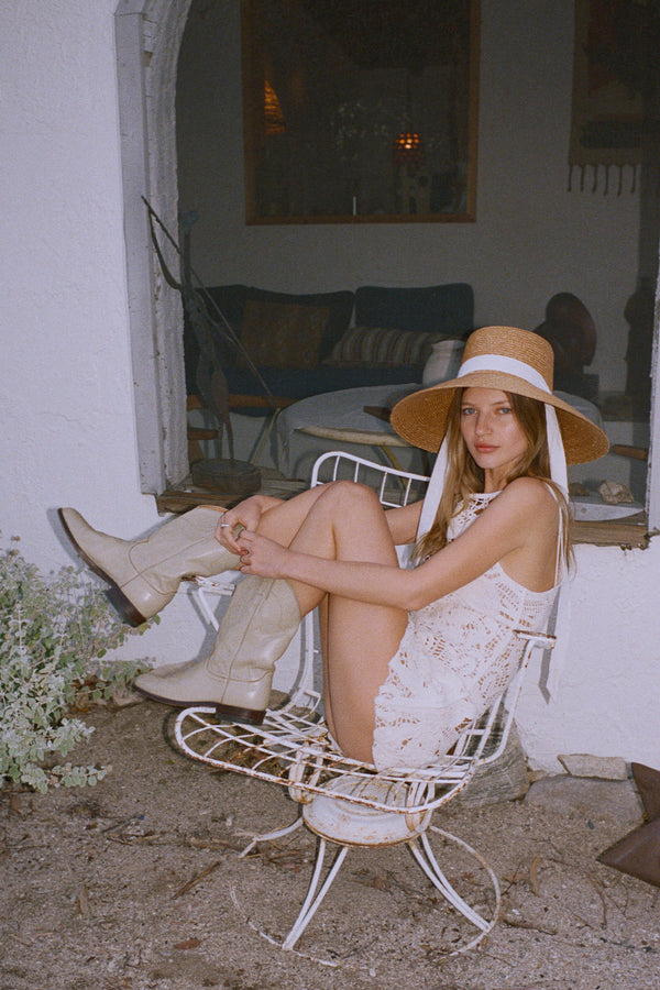 Paloma Sun Hat - Sepia