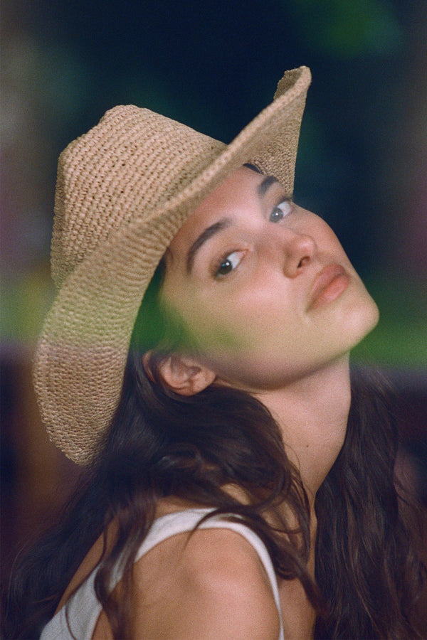 Raffia Cowboy - Natural