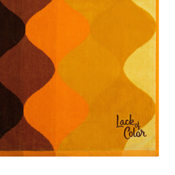 Retro Wave Towel - Pecan