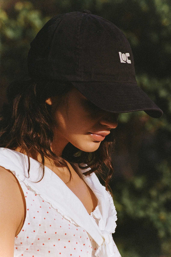 The LOC Cap - Cotton Cap in Black