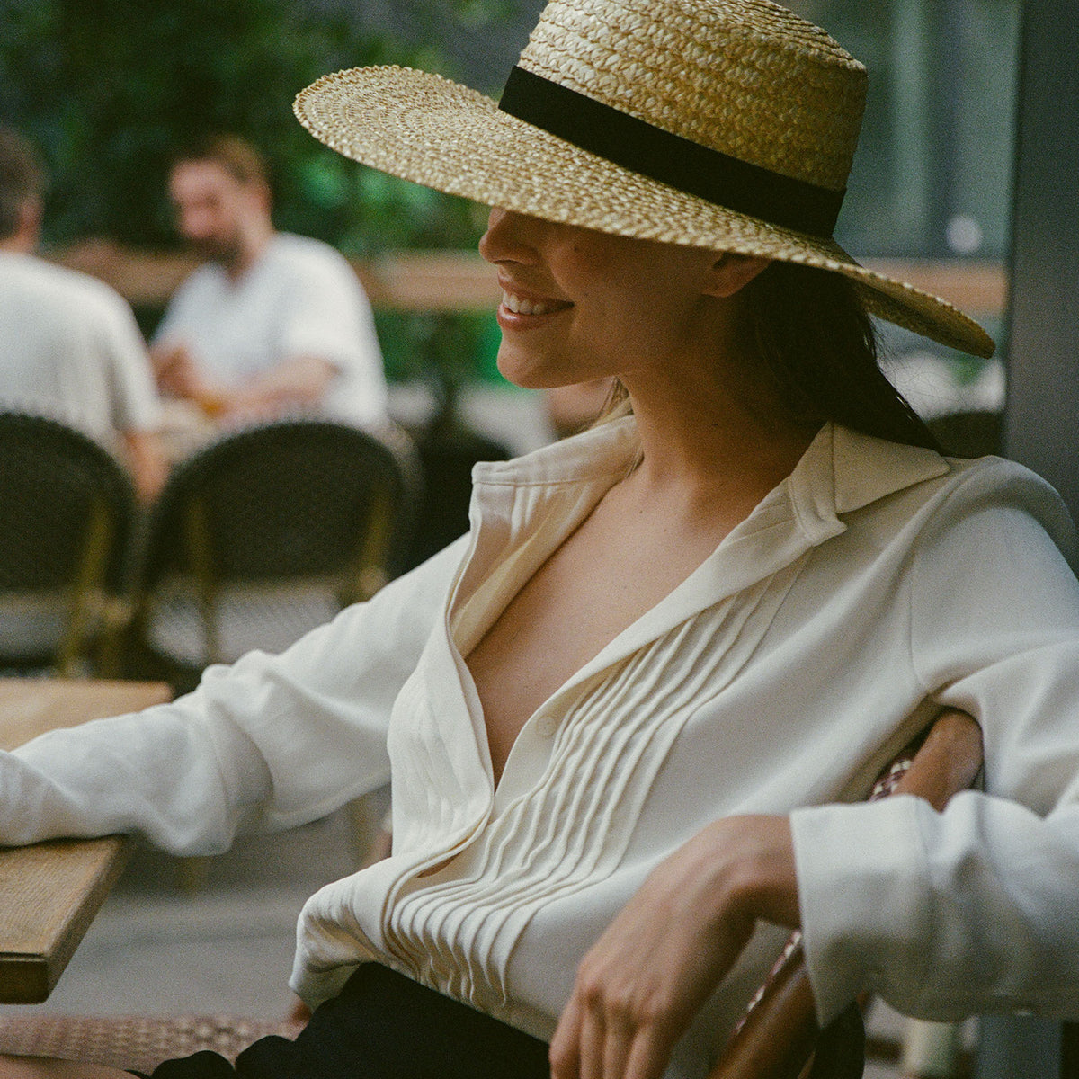 Lack of color straw hat 

Color maple

Size 56 cm Lack of Color Vista Hat – Vincent Park main image 3