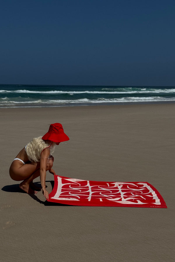 Shore Thing Towel - Flame