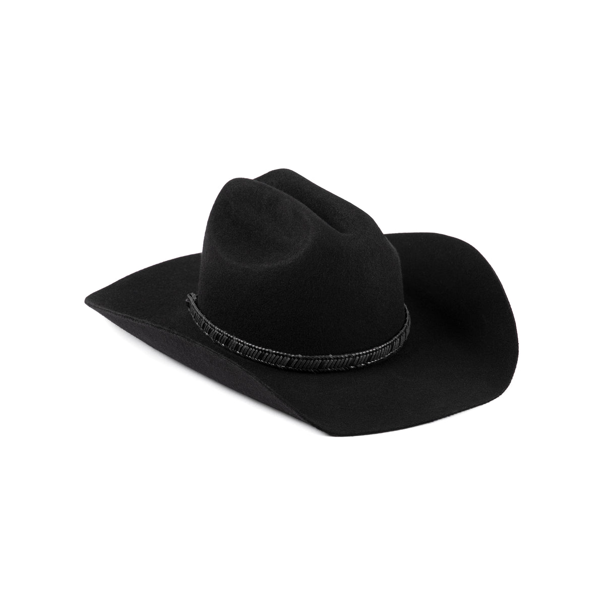 The Ridge - Wool Felt Cowboy Hat in Black | Lack of Color