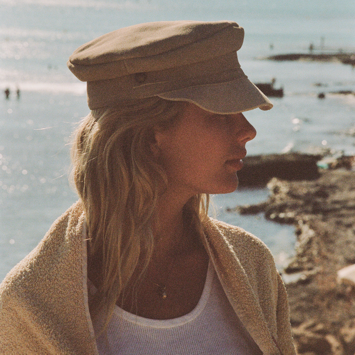 Lola Suede Cap (Taupe) | Lack of Color display picture 1