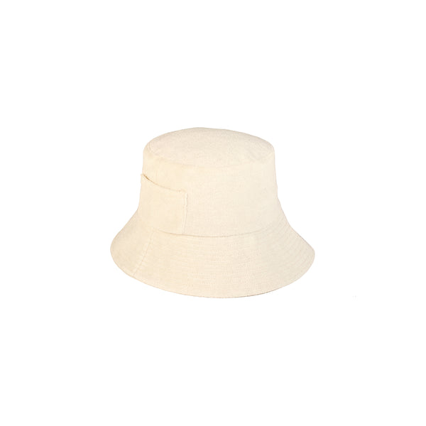 Wave Bucket - Beige Terry - Kids