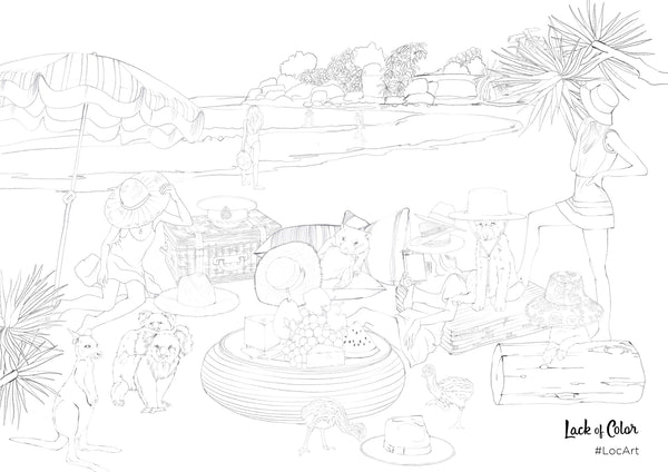 LOC Coloring in Comp