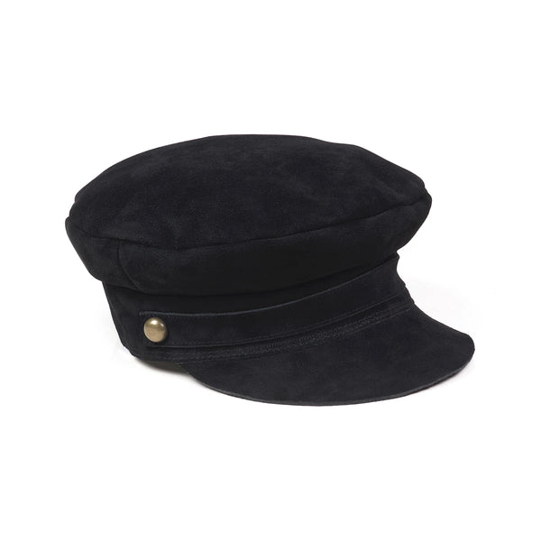 ★追跡&関税込【Lack of Color】レザーLola Cap Lola Cap - Suede Cap in Black | Lack of Color