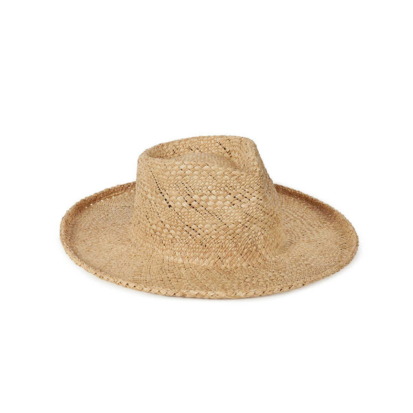 Breeze Fedora - Straw Fedora Hat in Natural