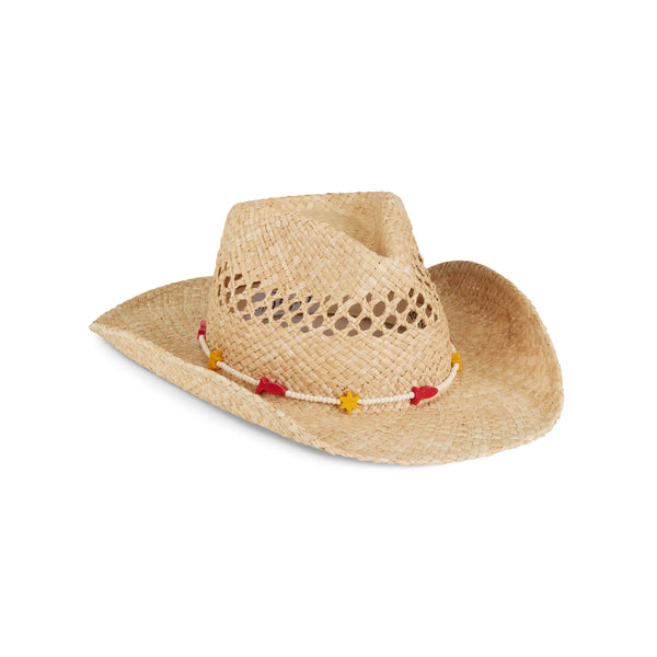 Desert Cowboy Hat with custom glaze beads