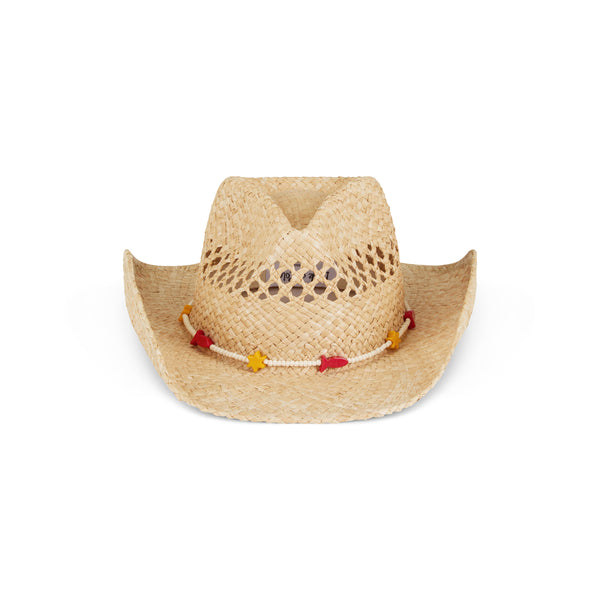 Desert Cowboy Hat with custom glaze beads