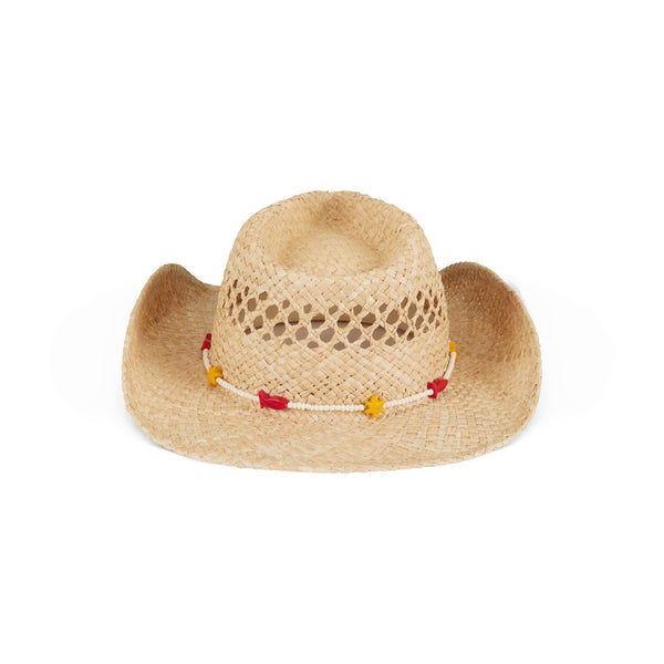 Desert Cowboy Hat with custom glaze beads
