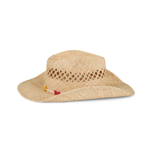 Desert Cowboy Hat with custom glaze beads