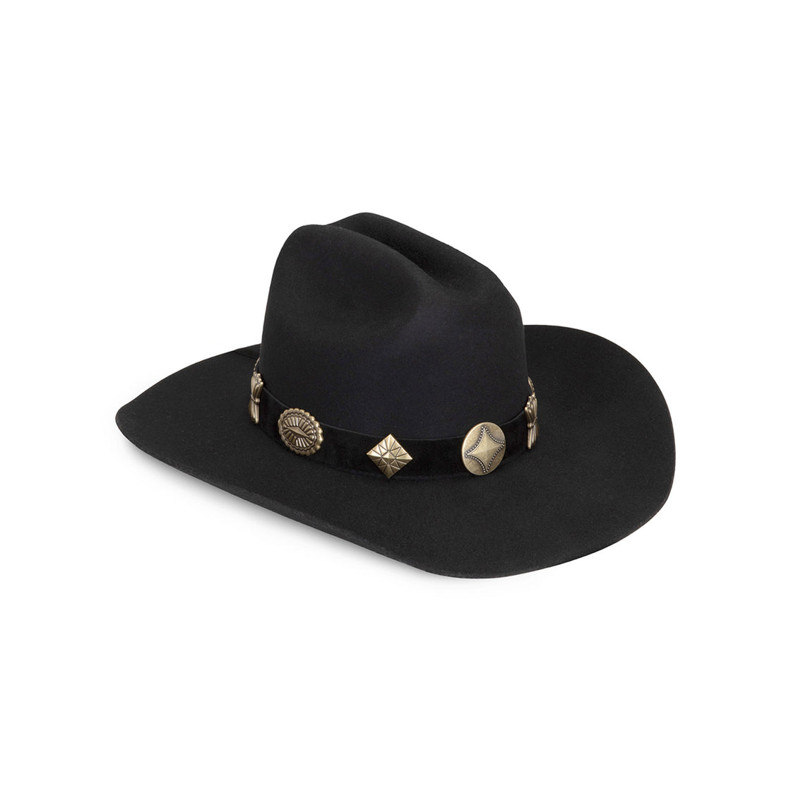 Duke Cowboy - Wool Felt Cowboy Hat (Black) | Lack of Color