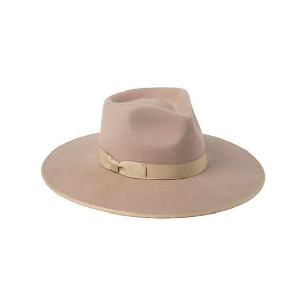 Fawn Rancher - Wool Felt Fedora Hat in Brown