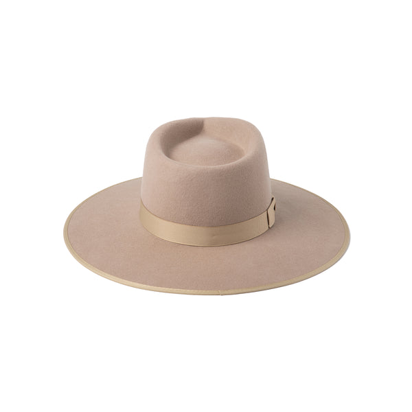 Fawn Rancher - Wool Felt Fedora Hat in Brown