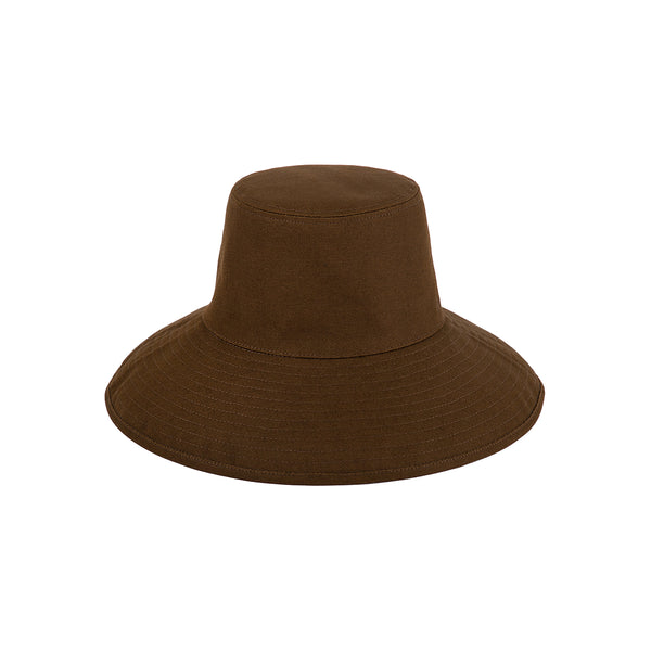 Holiday Cotton Bucket Hat (Brown Canvas) | Lack of Color