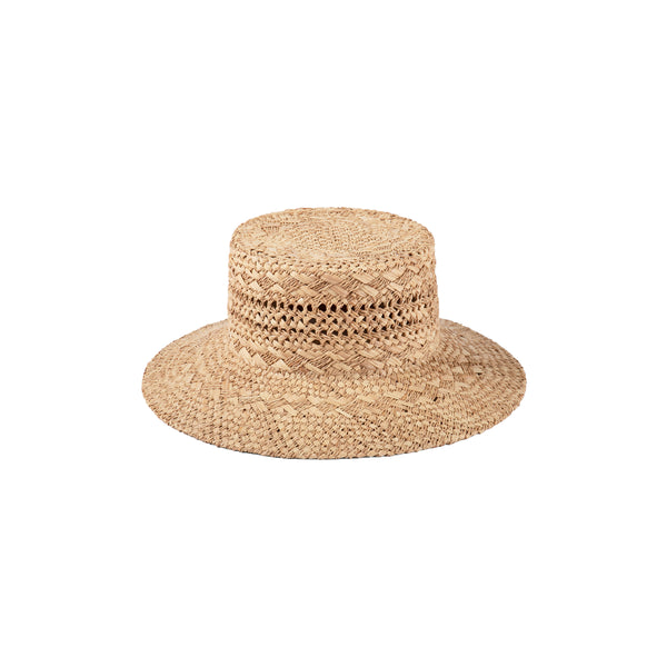 Womens Inca Bucket Wide - Straw Bucket Hat in Natural
