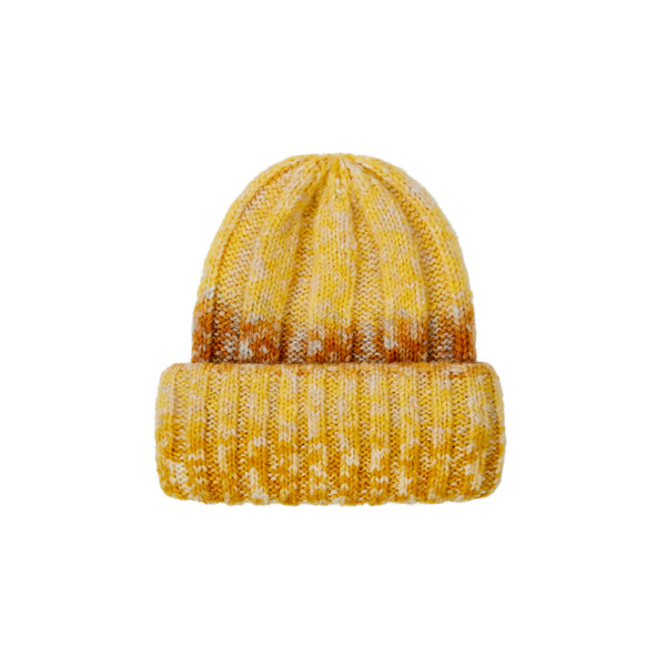 【Lack of Color】Kai Beanie/リブディテールビーニー Kai Beanie - Yarn Beanie in Yellow | Lack of Color