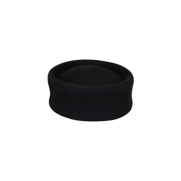 Nightsky Pillbox Wool Hat (Black) | Lack of Color