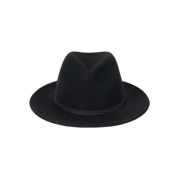 The Palo Fedora - Wool Felt Fedora Hat in Black