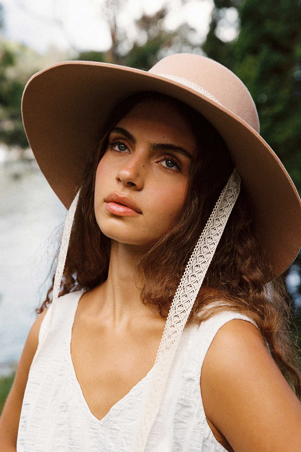 Lack Of Color Paloma Boater - brand new never worn Paloma Sun Hat - Straw Boater Hat in Natural | Lack of Color  main image 2