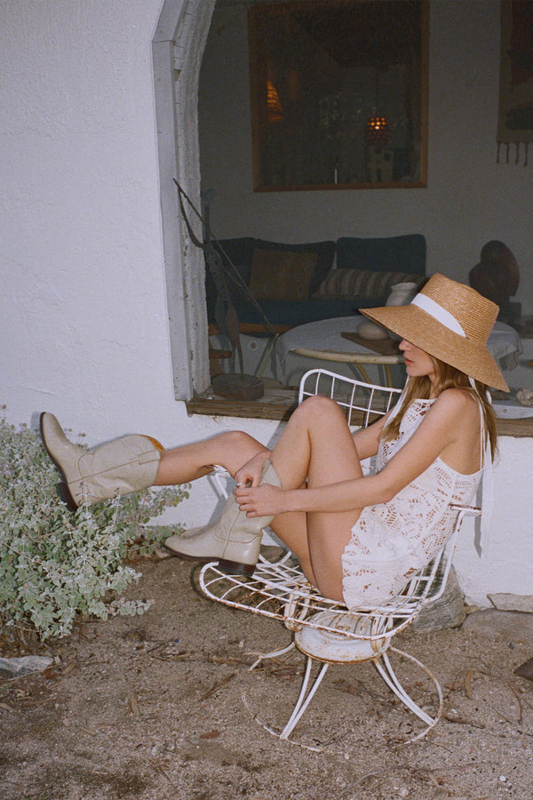 Paloma Sun Hat - Sepia