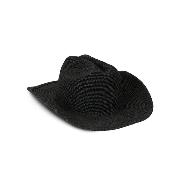 Raffia Cowboy - Noir