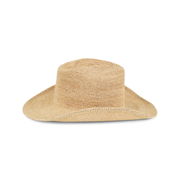 Raffia Western Straw Hat