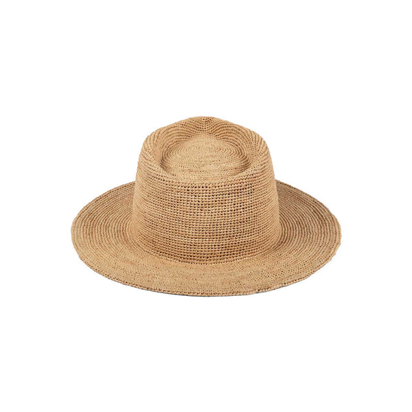 The Inca Fedora - Straw Fedora Hat in Natural