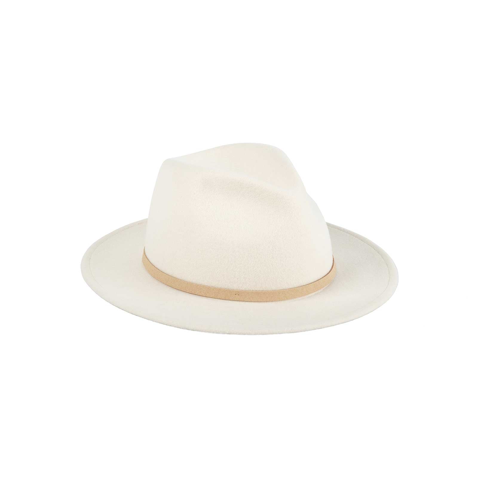 Ecru White Fedora on sale