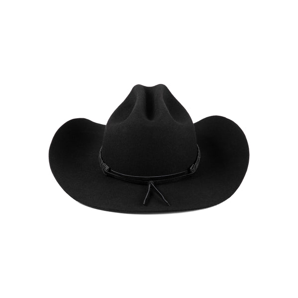 Womens The Ridge - Wool Felt Cowboy Hat in Black