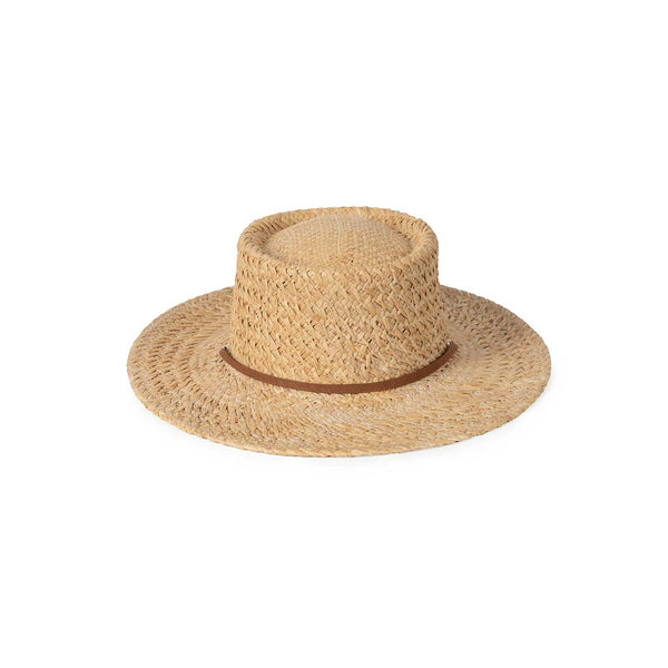 The Wanderer - Straw Boater Hat in Natural