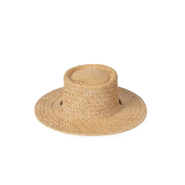 The Wanderer - Straw Boater Hat in Natural