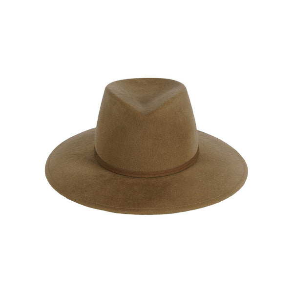 The Weekender - Wool Felt Fedora Hat in Brown