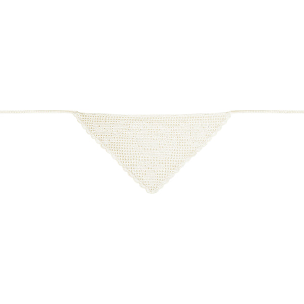 Triangle Bandana - Ivory Rose