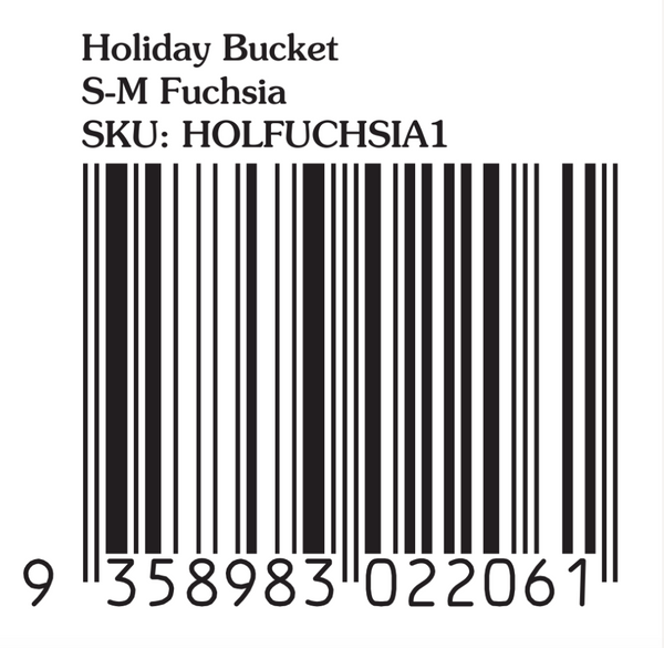 Holiday Bucket - Fuchsia