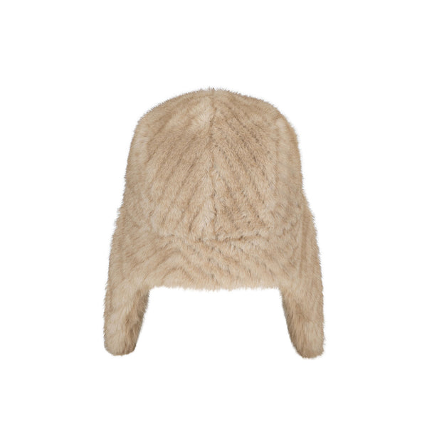 Chevron Trapper - Cappuccino