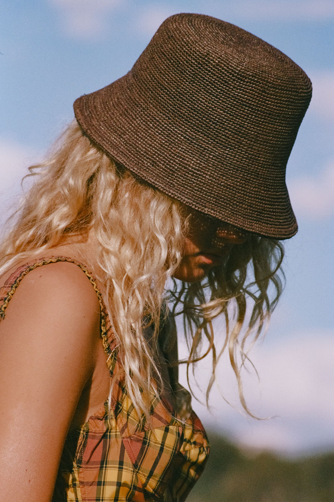 The Inca Straw Bucket Hat (Dark Brown) | Lack of Color