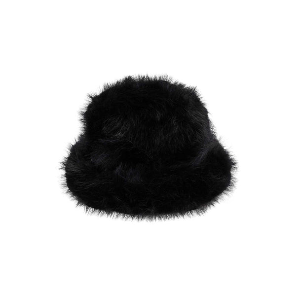 Snuggle Bucket - Polyester Bucket Hat in Black
