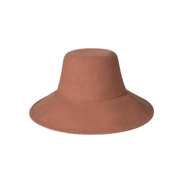 Summer Bucket - Linen Bucket Hat in Orange