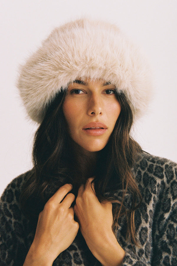 Snuggle Bucket - Polyester Beanie in Natural