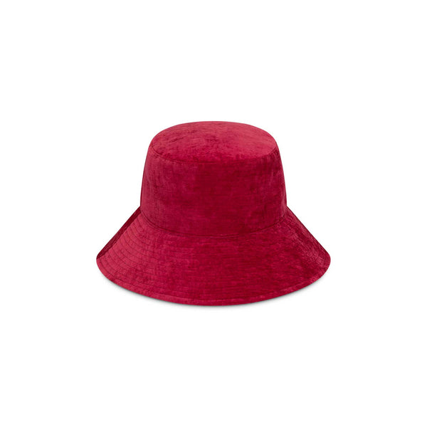 Vacay Bucket - Cotton Bucket Hat in Red