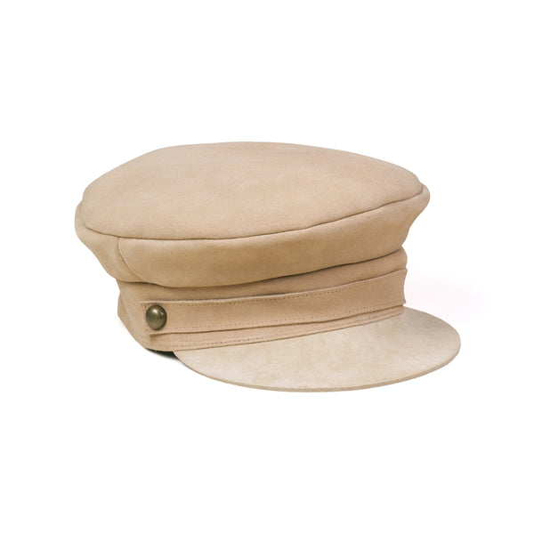 Lack of color - suede beige/ brown hat Lola Suede Cap (Taupe) | Lack of Color [CA] main image 2