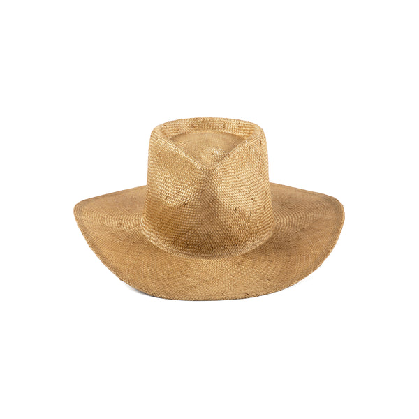 The Oasis - Straw Fedora Hat in Brown