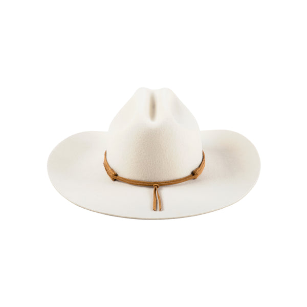 Mens The Ridge - Wool Felt Cowboy Hat in White