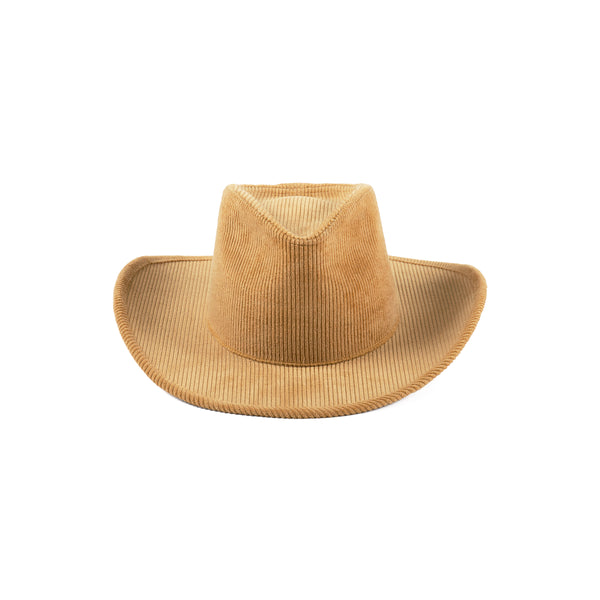 Womens The Sandy Cord - Corduroy Fedora Hat in Brown