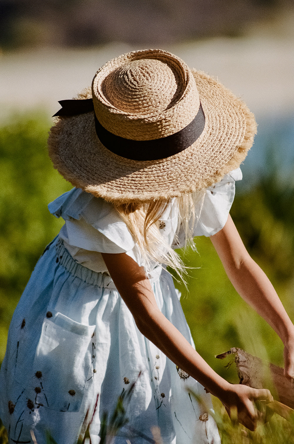 Kids sales boater hat