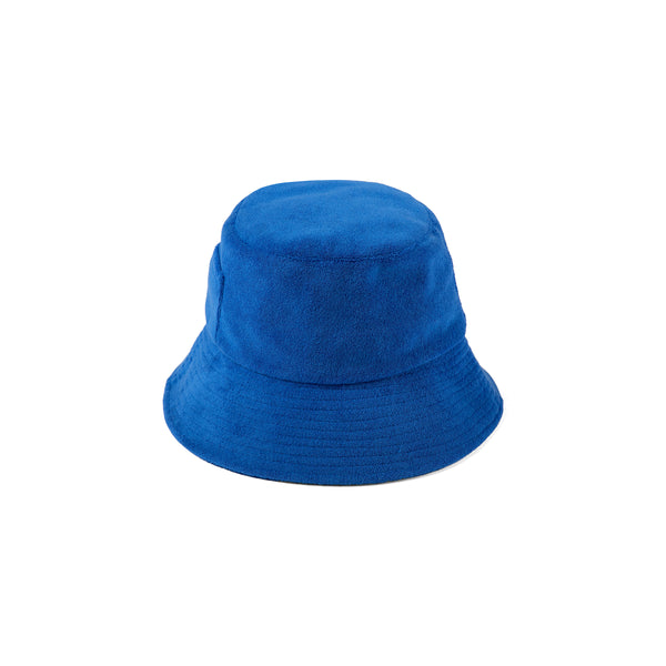 Womens Wave Bucket - Cotton Bucket Hat in Blue