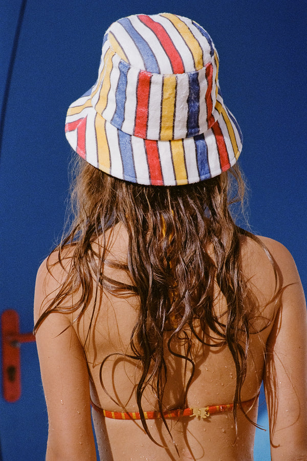 Womens Shore Bucket - Cotton Bucket Hat in Multicolor